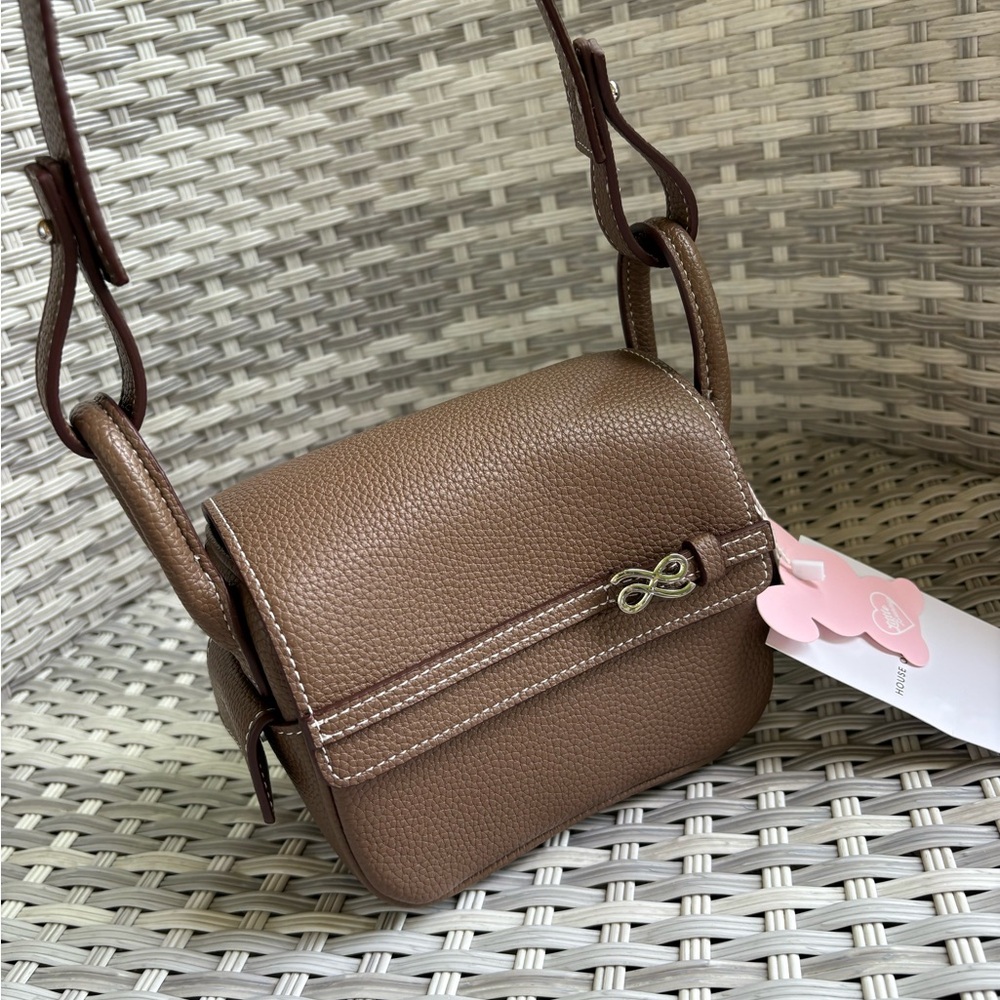 HOUSE OF LITTLE BUNNY TREASURE BELT 15 PU TAN TAUPE